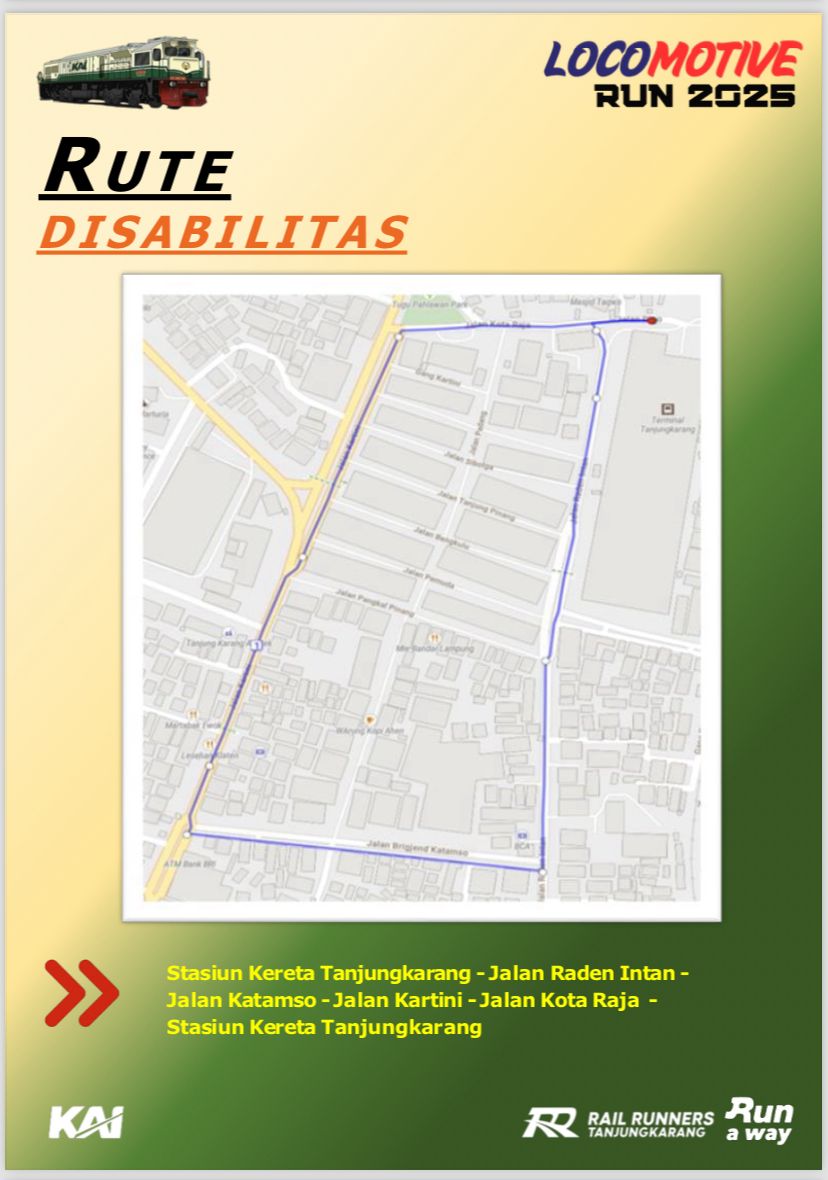 Rute Disabilitas Locomotive Run 2025